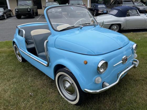 1965 Fiat 500 Electric Spiaggina Convertible 42741 Miles