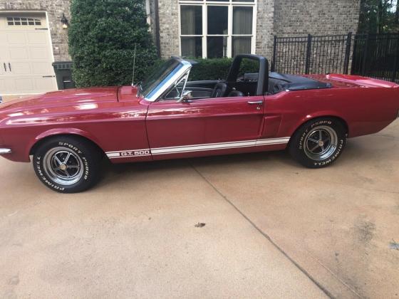 1967 Ford Mustang 428 Engine Red Convertible