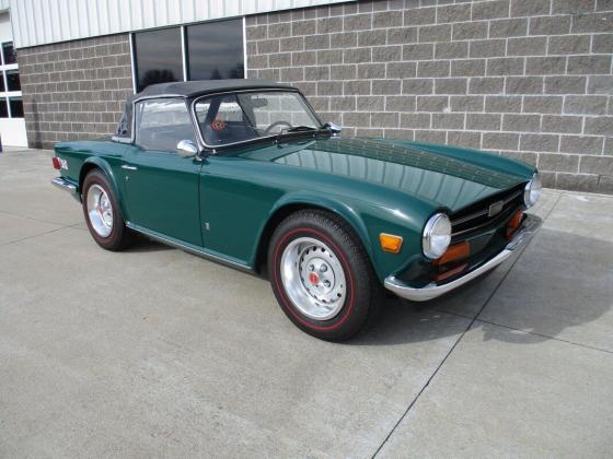 1973 Triumph TR 6 stunning British Racing Green 46417 Miles