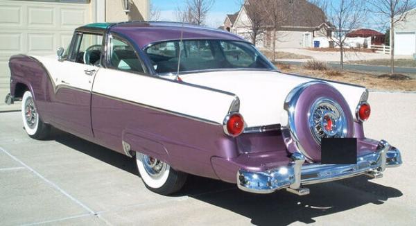 1955 Ford Skyliner Fairlane Victoria Original Glasstop Regency Purple