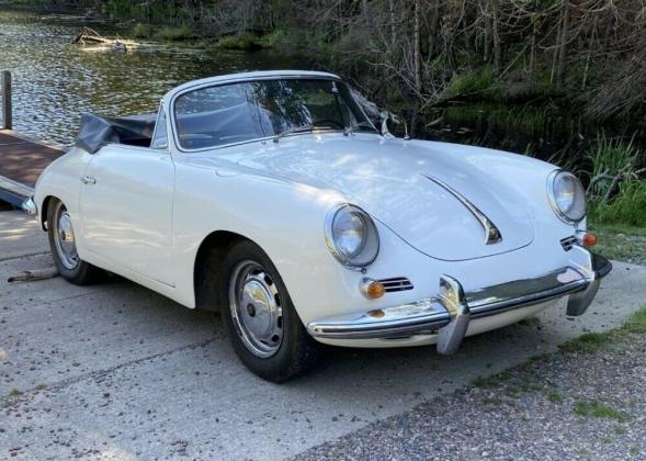 1964 Porsche 356 Cabriolet 356C with Factory Hardtop