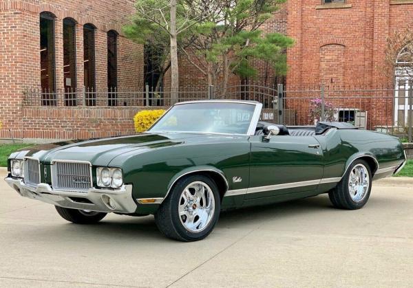 1971 Oldsmobile Cutlass Supreme Convertible Green 350 V8 Automatic