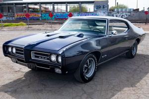 1969 Pontiac GTO Frame Off Restoration Midnight blue metallic 20846 Miles