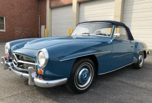 1963 Mercedes-Benz SL-Class 190SL Convertible Blue 27845 Miles