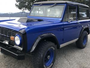 1966 Ford Bronco 351w Engine 8 Cyl Blue