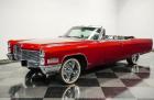 1966 Cadillac DeVille Convertible Custom Restored Droptop Airbags Red