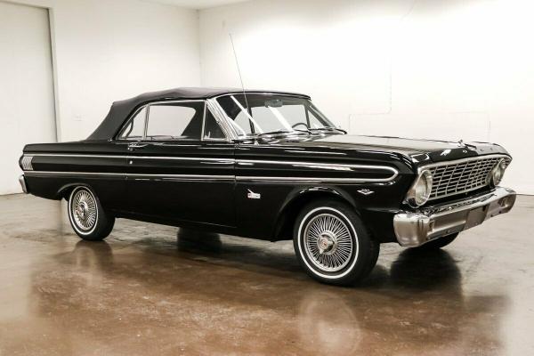 1964 Ford Falcon Futura Convertible 52809 Miles BLACK Convertible 260ci V8