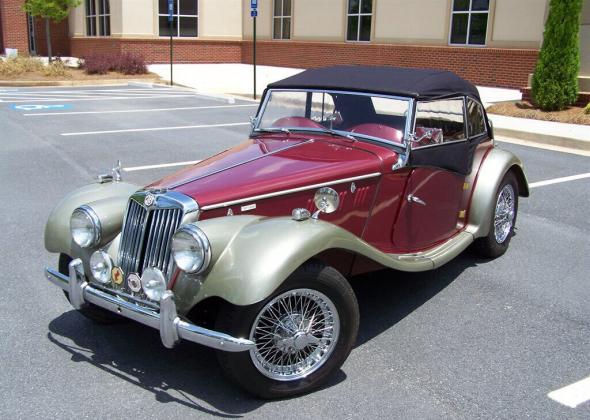 1954 MG T Series TF 1500 ROADSTER 4 SPEED 1500cc 4548 Miles