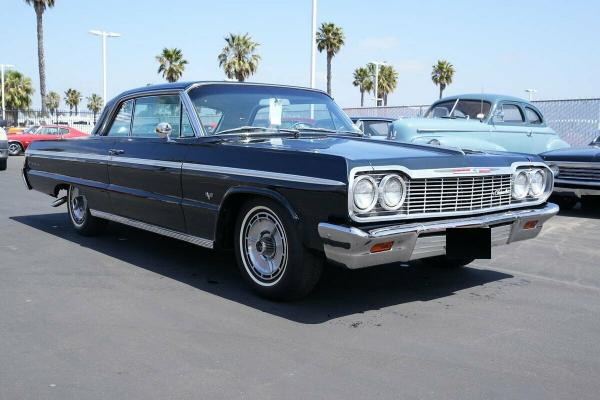 1964 Chevrolet Impala Hardtop Coupe 327 Cubic Inch 300 Horsepower V8 Engine