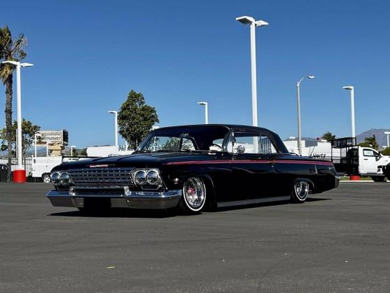 1962 Chevrolet Impala Hardtop Coupe Stunning Jet Black and Red Custom Paintwork