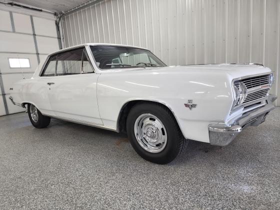 1965 Chevrolet Malibu White 327 ci V8 Engine recently rebuilt