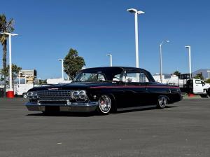 1962 Chevrolet Impala Hardtop Coupe Stunning Jet Black and Red Custom Paintwork