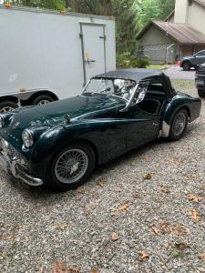 1958 Triumph TR3 Convertible Racing Green Manual