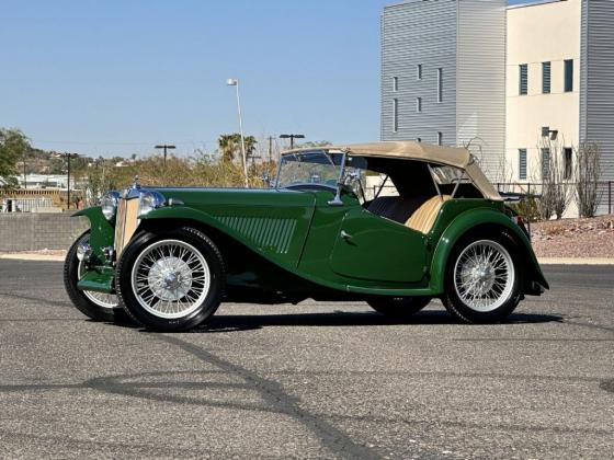 1949 MG T Series 63320 Miles British Racing Green Roadster