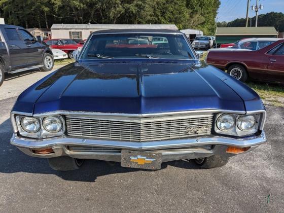 1970 Chevrolet Impala Custom 2 Door V8 5 7L Engine Automatic