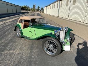 1948 MG T Series new water pump and electronic voltage regulator