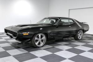 1971 Plymouth Satellite Black Coupe 440 Big Block V8 4L60E Automatic