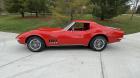 1969 CHEVROLET CORVETTE T TOP 350 4SPD MONZA RED RED INTERIOR